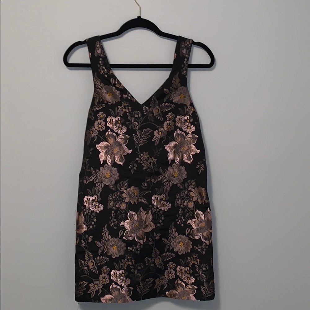 Formal Floral Tie dress